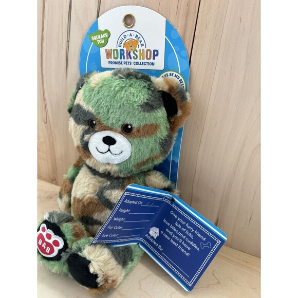 Build A Bear Workshop Promise Pets Collection - Bear Squeaky Dog Toy - Picture 3 of 3